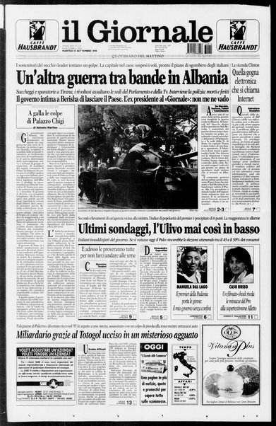 Il giornale : quotidiano del mattino